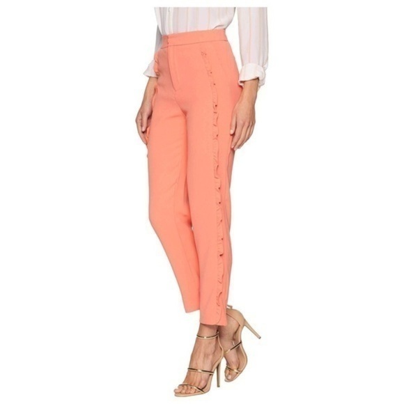 Romeo & Juliet Couture NWT Apricot Ruffle Pants - Picture 1 of 7